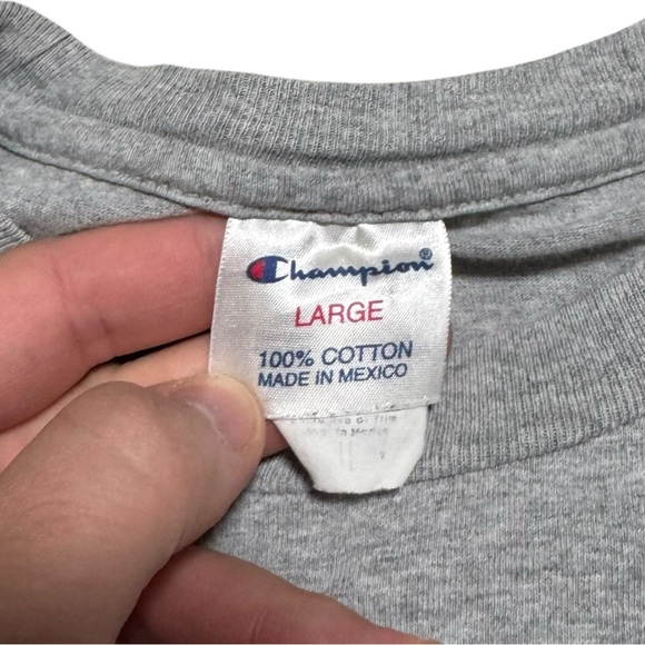 Vintage 90s Champion Catawba College Soccer‎ Gray Shirt Adult Medium - Picture 6 of 6